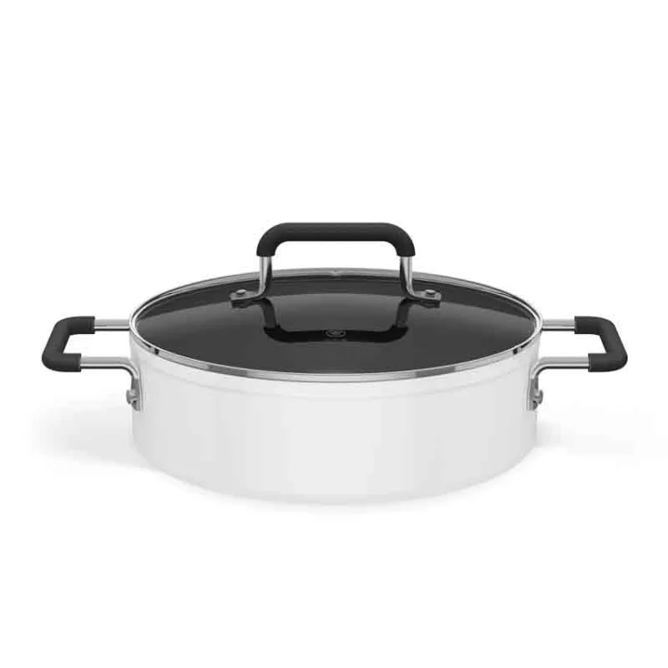 Original Xiaomi Mijia ZWZ 4L Food Grade Non-stick Stockpot, Compatible with Mijia Induction Cooker (HC9071)(White)