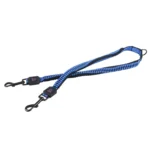 Pet Telescopic Buffer Double Traction Rope Nylon Reflective Braided Rope, Small, Length: 70cm, Random Color Delivery - Image 2