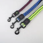 Pet Telescopic Buffer Double Traction Rope Nylon Reflective Braided Rope, Small, Length: 70cm, Random Color Delivery - Image 8
