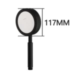 Removable and Washable 304 Stainless Steel Round Pressurized Handheld Shower Head, Size: 117mm - Image 2