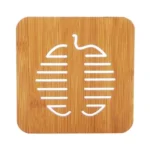 5pcs Cute Cartoon Kitchen Table Protect Wood Cup Pad Heat Insulation Coaster Mat, Random Style Delivery - Image 4