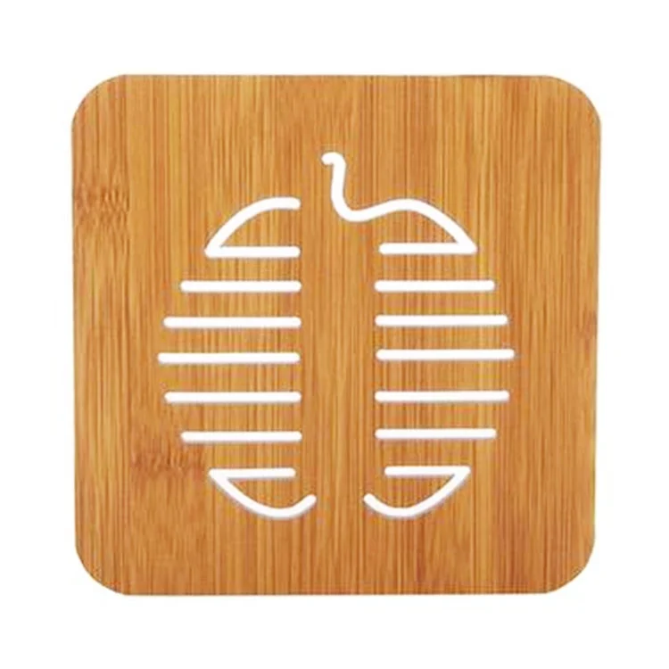 HC9096_3.webp 5pcs Cute Cartoon Kitchen Table Protect Wood Cup Pad Heat Insulation Coaster Mat, Random Style Delivery - Image 4