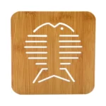 5pcs Cute Cartoon Kitchen Table Protect Wood Cup Pad Heat Insulation Coaster Mat, Random Style Delivery - Image 5