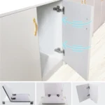 2 PCS Stainless Steel Hydraulic Hinge Copper Rod Hydraulic Buffer Hinge, 781 Middle Bend - Image 9