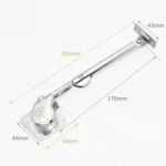 Cabinet Flip Door Hydraulic Rod Lower Door Damping Buffer Folding Support Pressure Rod - Image 4