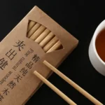 10 Pairs Natural Yellow Sandal Wood Non-slip Chopsticks - Image 4