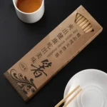 10 Pairs Natural Yellow Sandal Wood Non-slip Chopsticks - Image 5