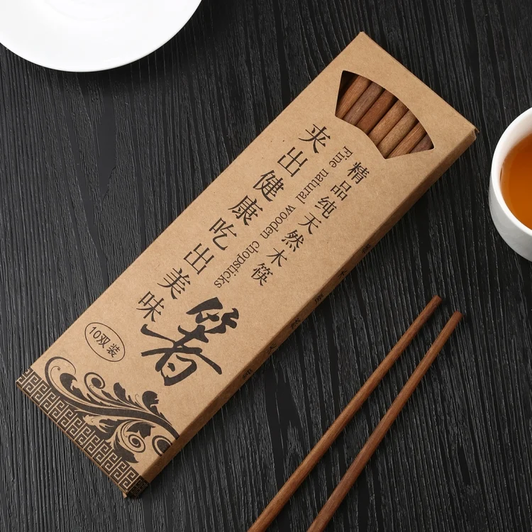 HC91972_3.webp 10 Pairs Natural Iron Wood Non-slip Chopsticks - Image 4