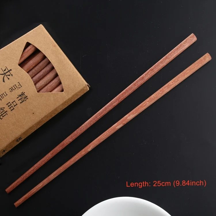 HC91973_1.webp 10 Pairs Natural Red Sandal Wood Non-slip Chopsticks - Image 2