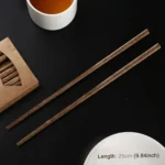10 Pairs Natural Wenge Non-slip Chopsticks - Image 2