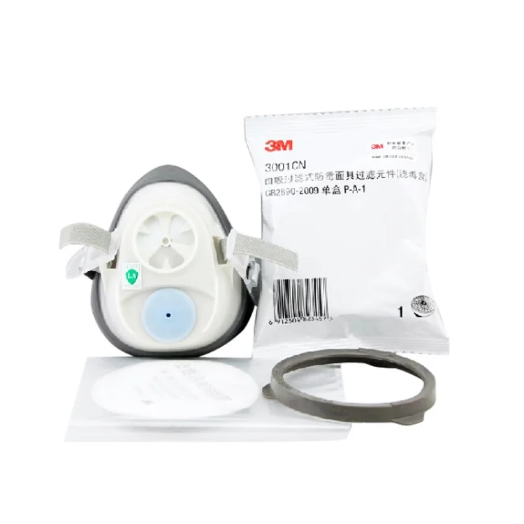 HC9225_7.webp 3M 1201 KN95 Dustproof Antivirus Head-mounted Mask Kits with Breathing Valve - Image 8