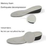 2.5cm PU Breathable Sport Height Increase Insoles - Image 5
