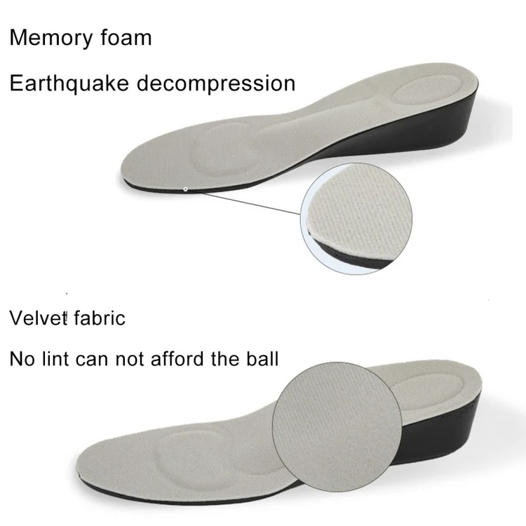 HC92752_4.webp 3.5cm PU Breathable Sport Height Increase Insoles, Size: L - Image 5