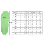 Children PU XO Leg Corrective Insole, Size: 18cm - Image 8