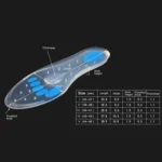 1 Pair Transparent Cushioning Silica Gel Insoles  Size: 40-41yards - Image 5