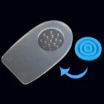 1 Pair Silica Gel Comfort Cushioning Heel Pads, Size: L - Image 3