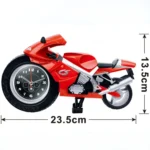 Creative Artistic Motorcycle Alarm Clock Desk Clock Model for Household Shelf Decorations - Image 2