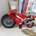 Creative Artistic Motorcycle Alarm Clock Desk Clock Model for Household Shelf Decorations - Image 3