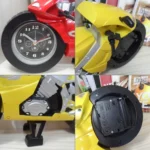 Creative Artistic Motorcycle Alarm Clock Desk Clock Model for Household Shelf Decorations - Image 4