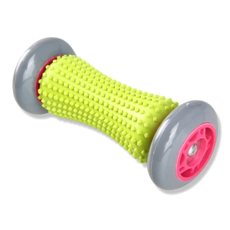 HC9334A_1.webp Yoga Health Care Wheel Neck Lumbar Leg Hand Foot Massage Wheel, Random Color Delivery, Length: 17cm - Image 2