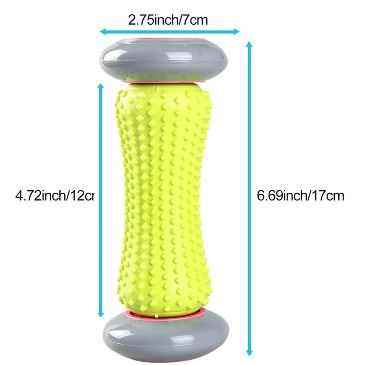 HC9334A_4.webp Yoga Health Care Wheel Neck Lumbar Leg Hand Foot Massage Wheel, Random Color Delivery, Length: 17cm - Image 5