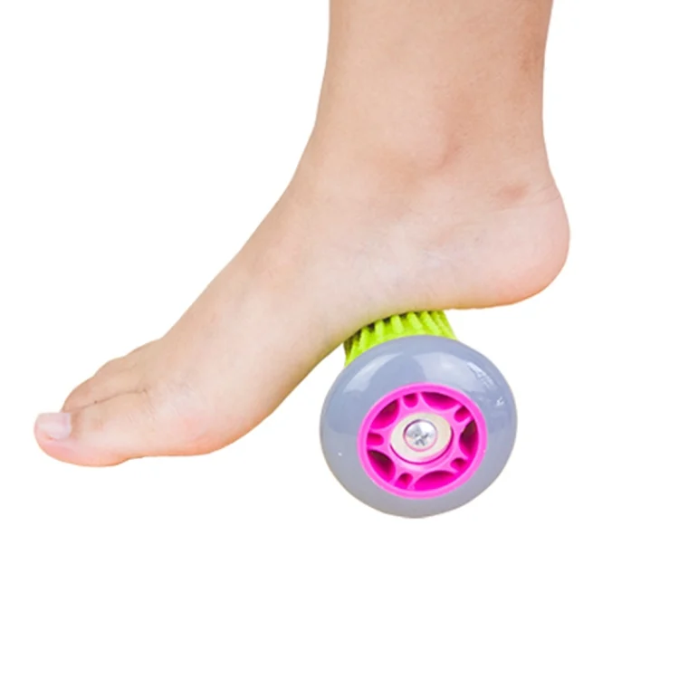 HC9334A_5.webp Yoga Health Care Wheel Neck Lumbar Leg Hand Foot Massage Wheel, Random Color Delivery, Length: 17cm - Image 6