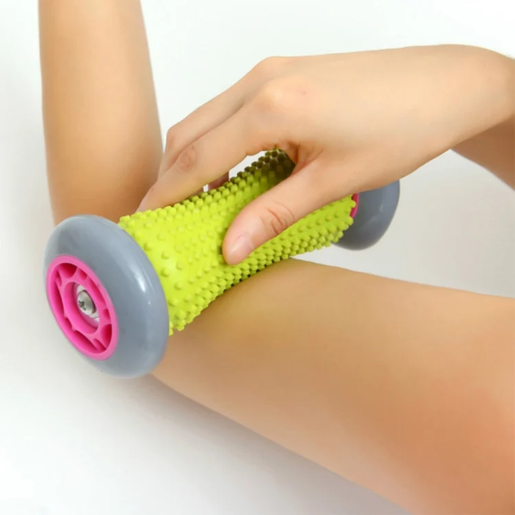 HC9334A_6.webp Yoga Health Care Wheel Neck Lumbar Leg Hand Foot Massage Wheel, Random Color Delivery, Length: 17cm - Image 7