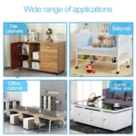 2 PCS 1.5 inch Furniture Cabinet Coffee Table Silent Screw Universal Wheel - Image 6