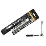 12 in 1 1/4 Interface Ratchet Wrench Set Car Repair Combination Hardware Toolbox - Image 2