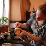 Transparent Acrylic Honey Juice Dispenser, Size: 8.3*10.0*15cm - Image 4