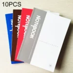 10 PCS 30 Pages A5 Soft Cover Diary Notebook Office Supply, Random Color Delivery