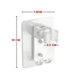 Space Aluminium Showerhead Holder Traceless Adjustable Bath Shower Bracket - Image 2