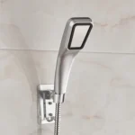 Space Aluminium Showerhead Holder Traceless Adjustable Bath Shower Bracket - Image 11