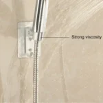 Space Aluminium Showerhead Holder Traceless Adjustable Bath Shower Bracket - Image 9