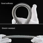 1.5m Flexible Stainless Steel Showerhead Hose Pipe Double Interlock Copper Interface Anti Burst Bath Water Pipe - Image 5