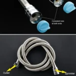 1.5m Flexible Stainless Steel Showerhead Hose Pipe Double Interlock Copper Interface Anti Burst Bath Water Pipe - Image 6