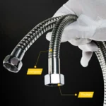 1.5m Flexible Stainless Steel Showerhead Hose Pipe Double Interlock Copper Interface Anti Burst Bath Water Pipe - Image 7