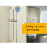 1.5m Flexible Stainless Steel Showerhead Hose Pipe Double Interlock Copper Interface Anti Burst Bath Water Pipe - Image 8