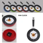 Fried Egg Pan Shape Creative Living Room Decorative Wall Clock - Image 4