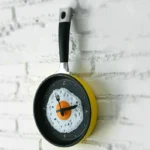Fried Egg Pan Shape Creative Living Room Decorative Wall Clock - Image 7