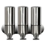 Triple Hotel Shower Manual Dispenser Wall Mounted Washing Liquid Shampoo Soap Bottle, Capacity: 1200ml