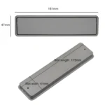 Simple Wardrobe Slotted Scrub Handle Concealed Recessed Drawer Invisible Handle, Hole Distance：160mm - Image 3