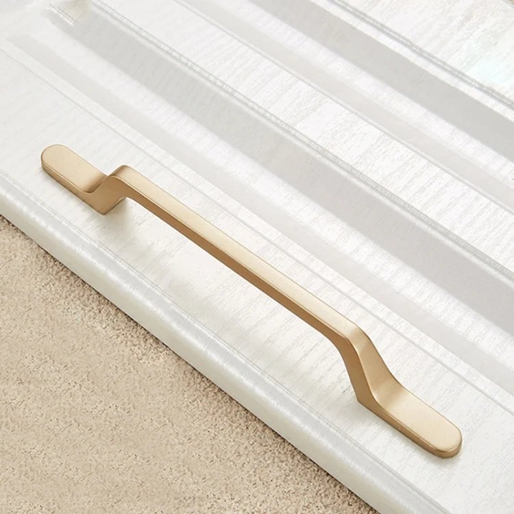 9008-160 Modern Simple Cabinet Door Handle Drawer Wardrobe Zinc Alloy Handle