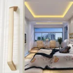 9008-224 Modern Simple Cabinet Door Handle Drawer Wardrobe Zinc Alloy Handle - Image 7