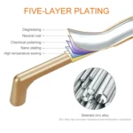 9009-224 Modern Simple Cabinet Door Handle Drawer Wardrobe Zinc Alloy Handle - Image 3