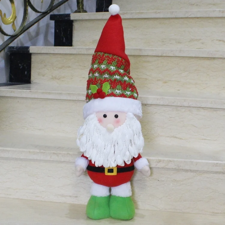 HC9786_1.webp Large Size Standing Style Christmas Home Decoration Santa Claus Doll - Image 2