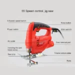 220V Jig Saw Electric Saw Woodworking Electric Tools Multifunction Chainsaw Hand Saws Wood Cutting Machine With Lase & 10 Saw Blader - Image 3