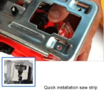 220V Jig Saw Electric Saw Woodworking Electric Tools Multifunction Chainsaw Hand Saws Wood Cutting Machine With Laser & 10 Saw Blade, EU plug - Image 4