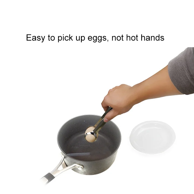 HC9834_5.webp 2 PCS Multifunctional Stainless Steel Tweezers Egg Cooking Pliers Kitchen Supplies - Image 6