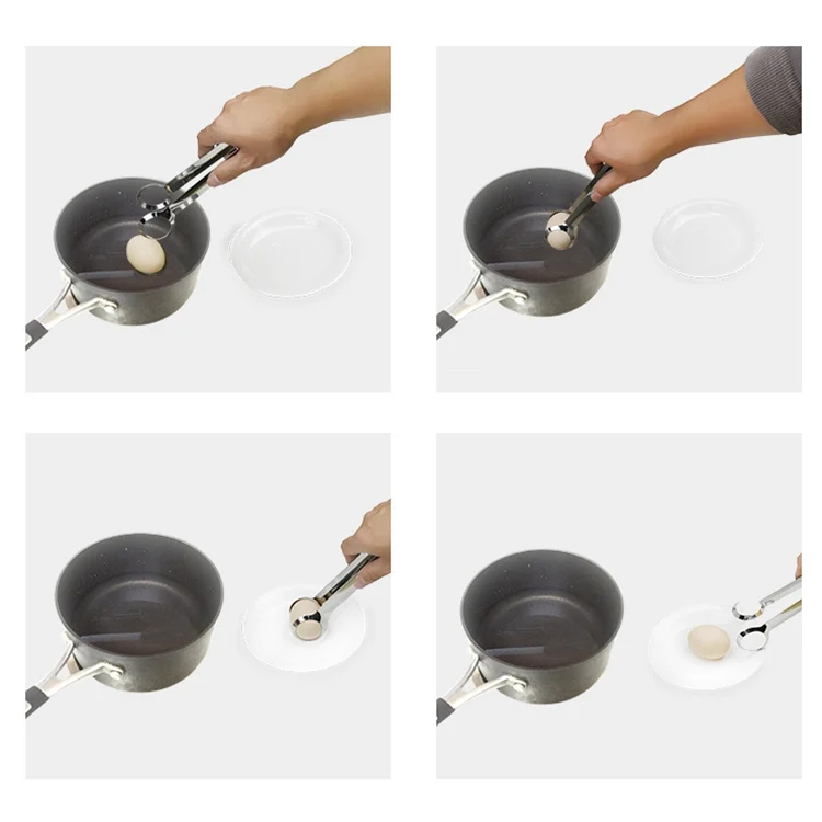 HC9834_6.webp 2 PCS Multifunctional Stainless Steel Tweezers Egg Cooking Pliers Kitchen Supplies - Image 7